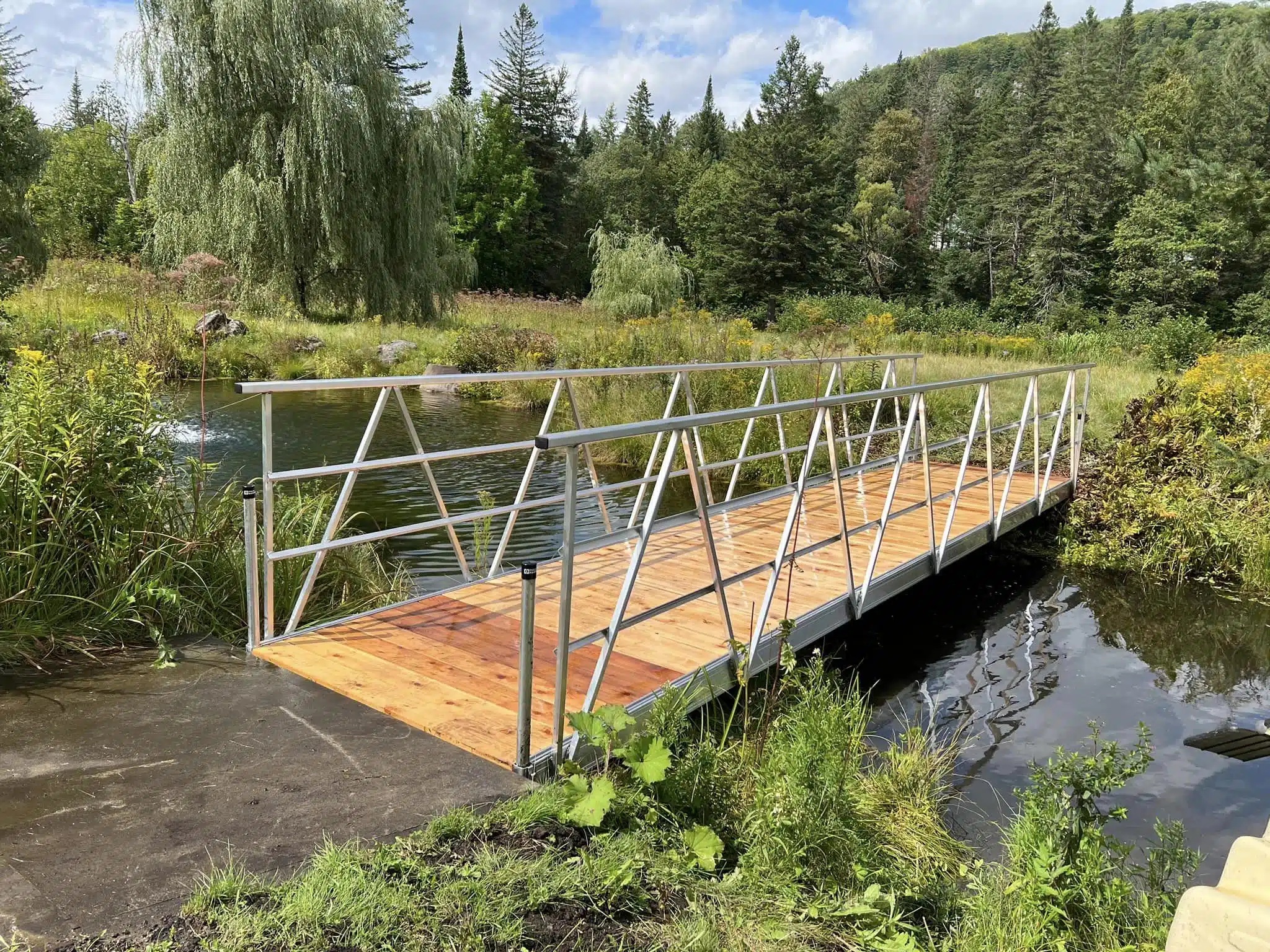Passerelle de quai réalisée par Quais Laurentiens